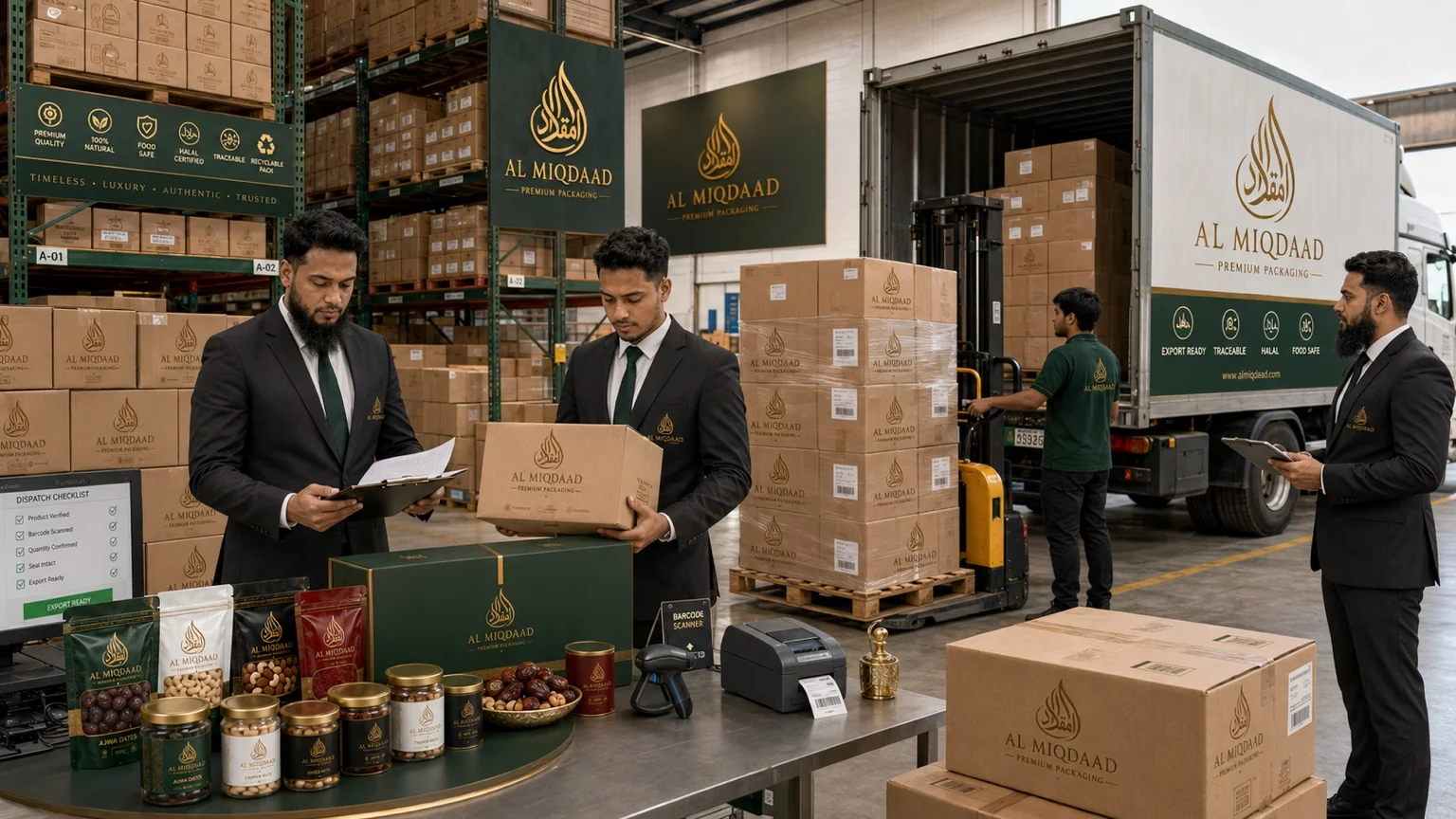 AL MIQDAAD dispatch and warehouse concept